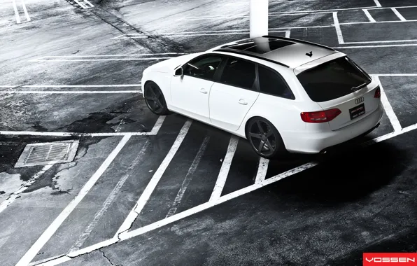 Audi, White, Vossen, A4/S4