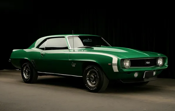 Ретро, camaro, chevrolet, автомобили