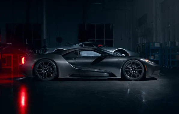 Ford, гараж, суперкар, Ford GT, 2020, Liquid Carbon
