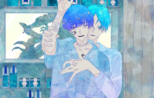 Wallpaper, Fanart, Pixiv, Houseki no Kuni, Fanart From Pixiv, Pixiv Id 23969749, Phosphophyllite (Houseki no …