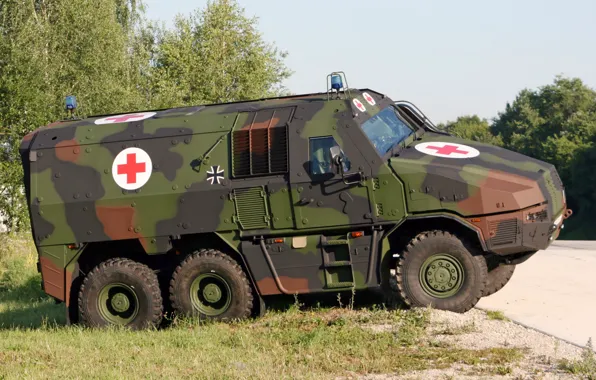 Military, armored, stand, ambulance, military vehicle, armed forces, war materiel, support vehicle