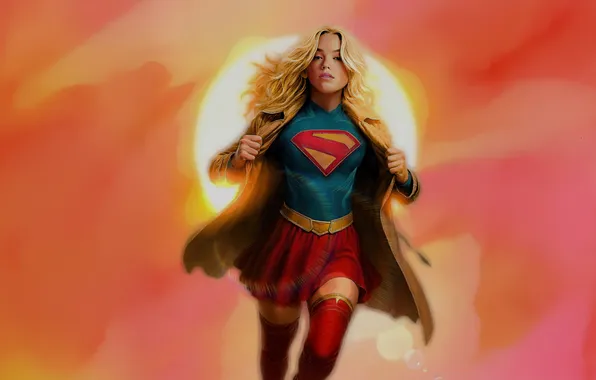 Supergirl, fanart, alcock, milly