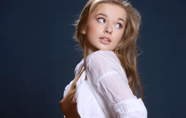 Грудь, взгляд, губы, кофточка, milena