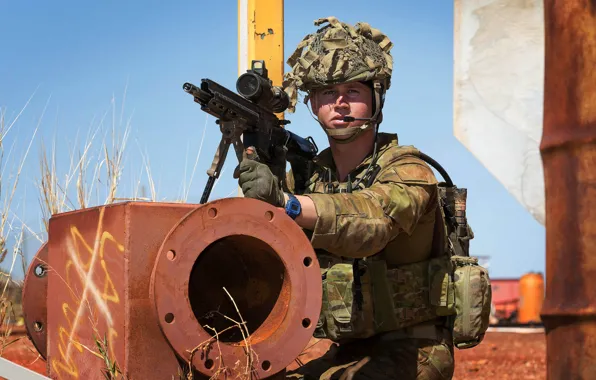Картинка оружие, солдат, Australian Army
