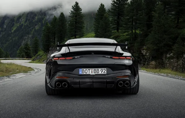 Mercedes, Brabus, AMG, спортивное купе, Mercedes-AMG, 2025, Mercedes-AMG GT 63 S E Performance, черный кузов
