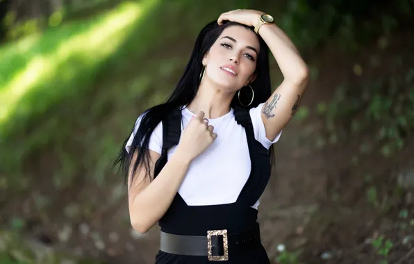 Взгляд, девушка, лицо, Martina