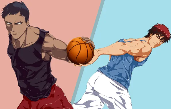 Аниме, арт, парни, Баскетбол Куроко, Kuroko no Basuke