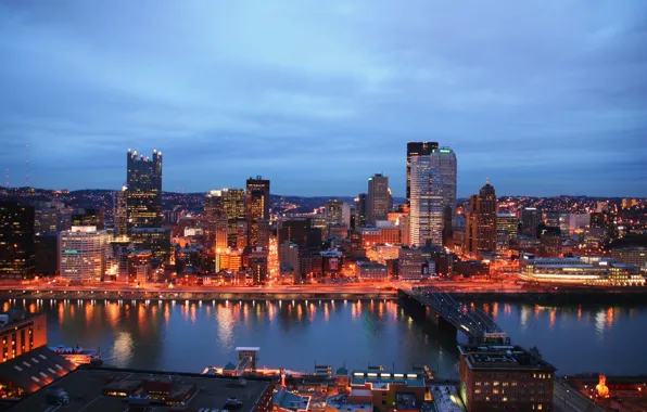 City, город, USA, Pennsylvania, Pittsburgh