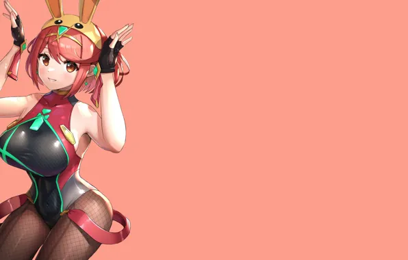 Girl, sexy, Anime, boobs, pikachu, oppai, Pyra, hairband
