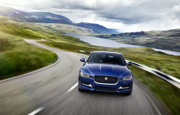 Дорога, скорость, Jaguar XE R Sport