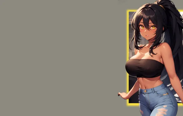 Girl, hot, sexy, boobs, anime, pretty, breasts, big boobs