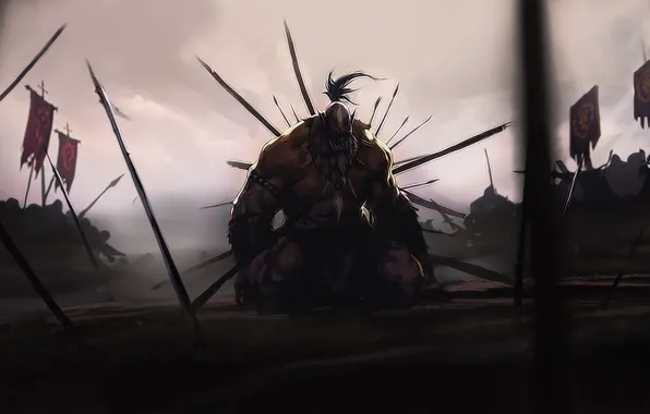 Wow, world of warcraft, ork, warlords of draenor, blademaster