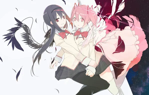 Девушки, Mahou Shoujo Madoka Magica, Девочка волшебница Мадока