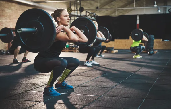 Group, workout, fitness