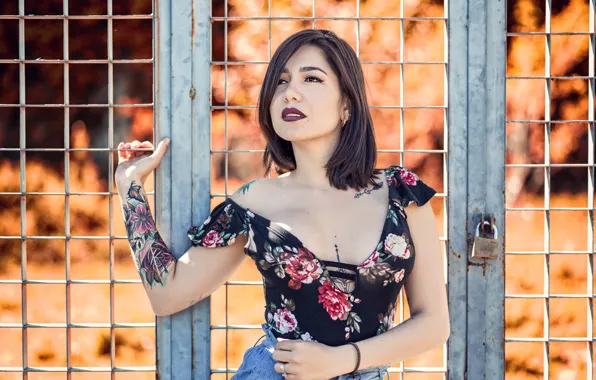 Девушка, забор, Karla