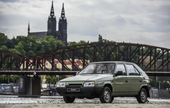 Картинка Škoda, хэтчбэк, Skoda, пятидверный, 1987–1994, Favorit