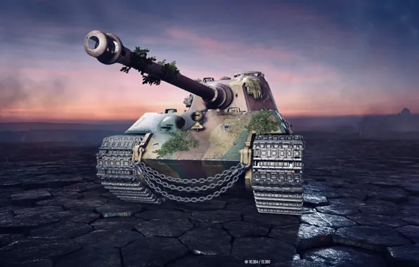 German, Tank, World of Tanks, Tiger 2, King Tiger, Heavy, Camouflage, Xbox One X