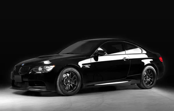 Картинка черный, тюнинг, бмв, купе, BMW, Coupe, E92, 2014