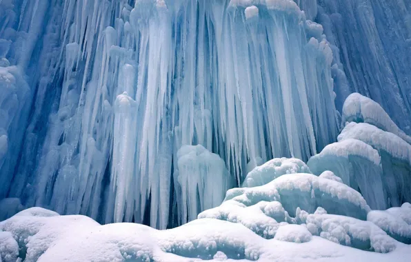 Ice, mountain, snow