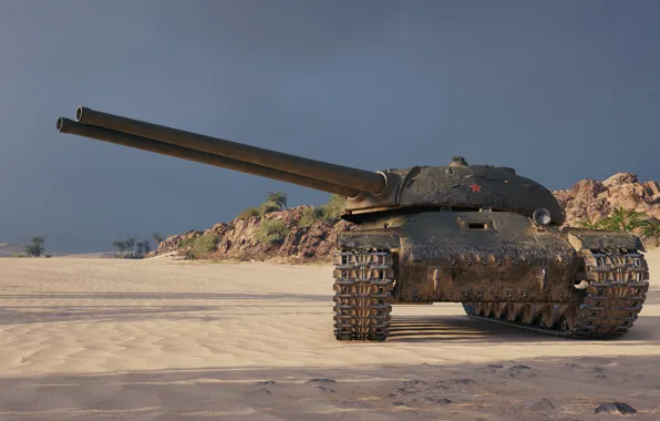 Танк, СССР, World of Tanks, ИС-2-II, ТТ-8, механика двуствольных орудий, прокачиваемый