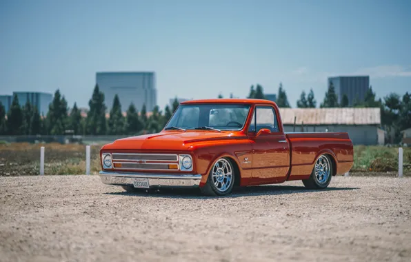 Картинка Chevrolet, 1970, C10, Suspension, Accuair