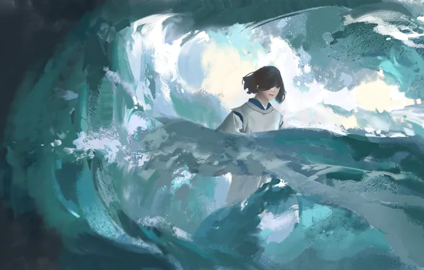Волна, мальчик, Haku, Sen to Chihiro no Kamikakushi