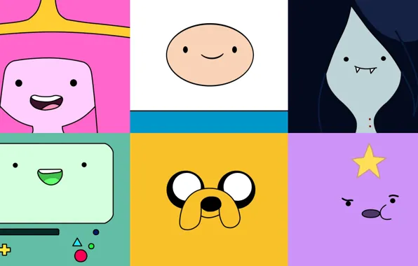 Картинка персонажи, Adventure Time, Время Приключений