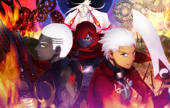 Аниме, арт, парни, персонажи, Fate Grand order