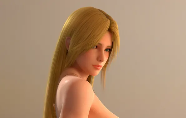 Девушка, портрет, блондинка