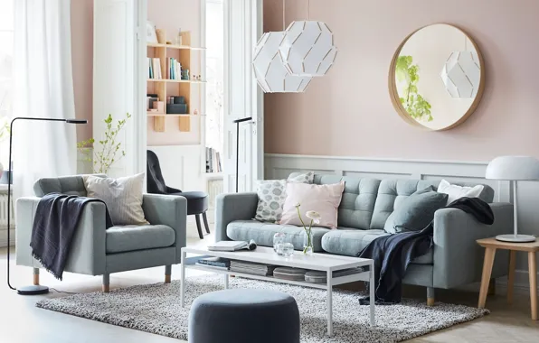 Дизайн, интерьер, гостиная, скандинавский стиль, ИКЕА, IKEA idea decor, ИКЕА декор, мебель для маленьких пространств