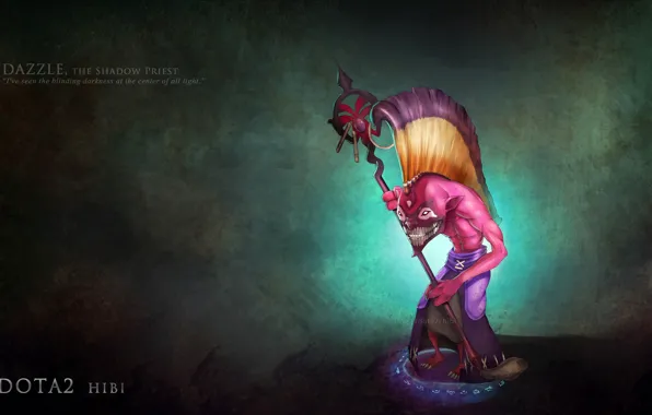 Игра, dota 2, жрец, dazzle