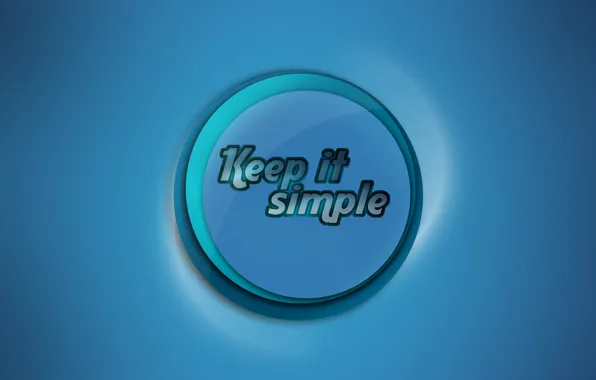 Simple, wallpaper, minimalism, blue, background, keep