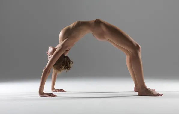 Ass, breast, nude, naked, nipple, flexible, Luba, tush
