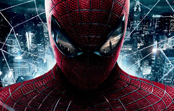 Фильм, обои, герой, костюм, The Amazing Spider-Man, Andrew Garfield, Новый Человек-паук, Эндрю Гарфилд