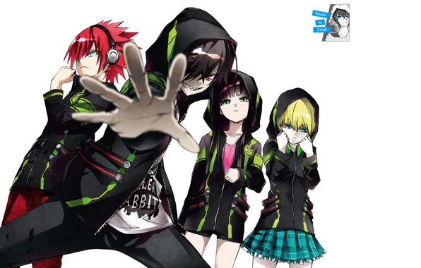 Аниме, арт, Sousei no Onmyouji, Бенио, Две звезды онмёджи, Рокуро, Шимон