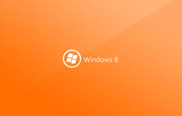 Картинка microsoft, Logo, orange, Hi-Tech, windows 8