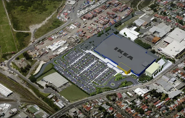 Здания, местность, IKEA Australia