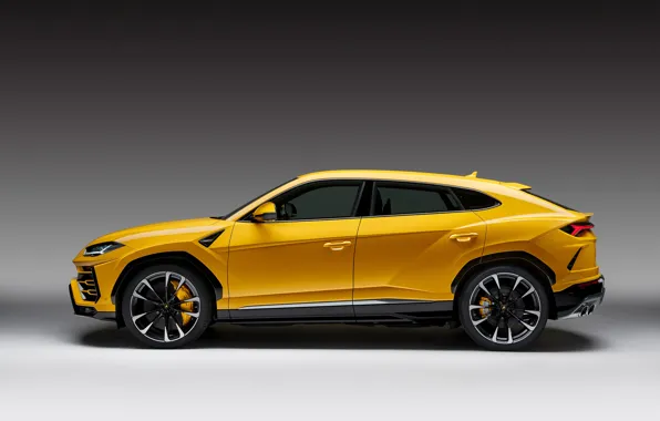 Lamborghini, вид сбоку, 2018, Urus