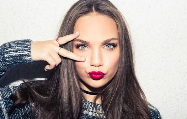 Поза, портрет, макияж, актриса, фотомодель, танцовщица, Maddie Ziegler, Мэдди Зиглер
