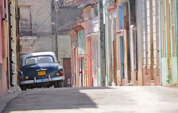 Car, Чили, houses, домов, Куба, Cuba, Chile, автомобильных