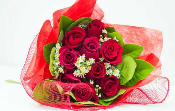 Картинка цветы, романтика, розы, букет, rose, flower, i love you, flowers