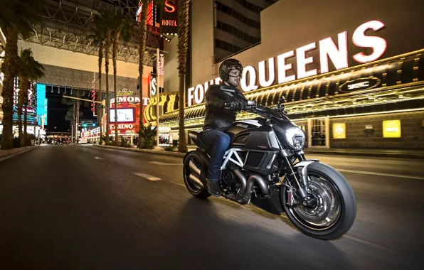 Ducati, Carbon, muscle, power, Nevada, cruiser, Diavel, Las-Vegas