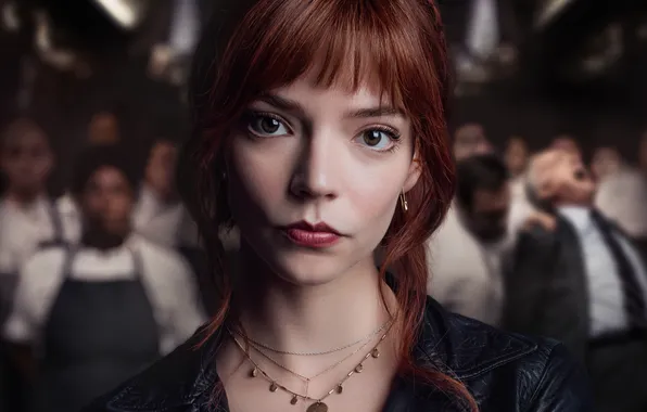 Фильм, кадр, шатенка, красотка, Аня Тейлор-Джой, Anya Taylor-Joy, Меню, The Menu