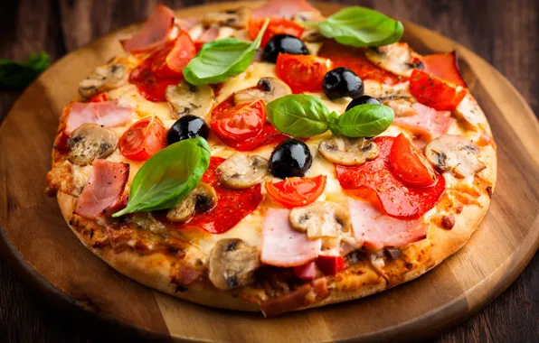 Еда, Италия, пицца, Italy, food, pizza