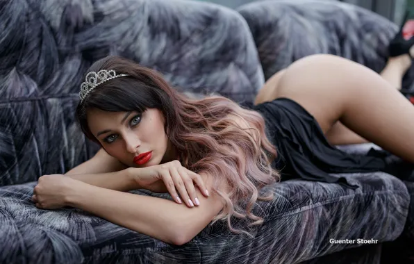 Попа, взгляд, девушка, секси, поза, модель, руки, макияж