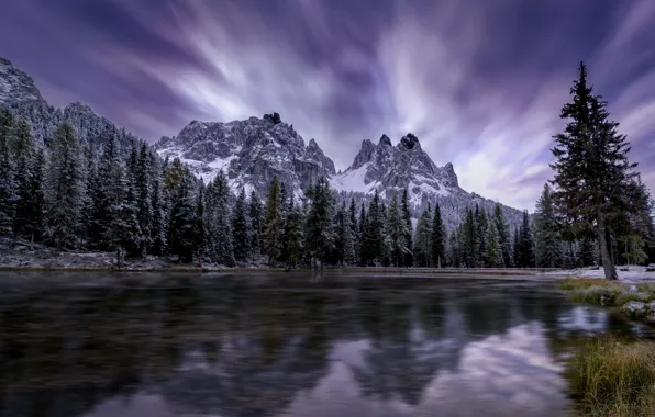 Dolomites, Lake Antorno, Northern Italy