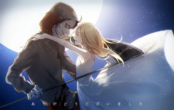 Девушка, объятия, парень, двое, Ангел кровопролития, Satsuriku no Tenshi