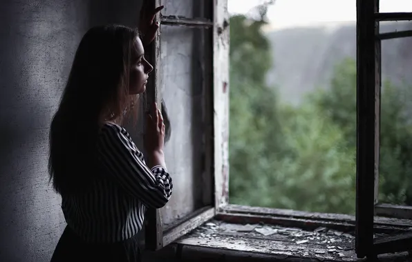 Взгляд, девушка, портрет, Evgenia