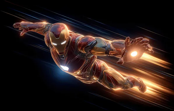 Картинка ironman, rage, unstoppable