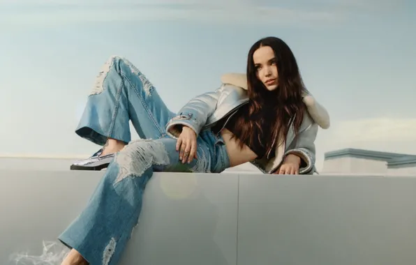 Girl, jeans, actrees